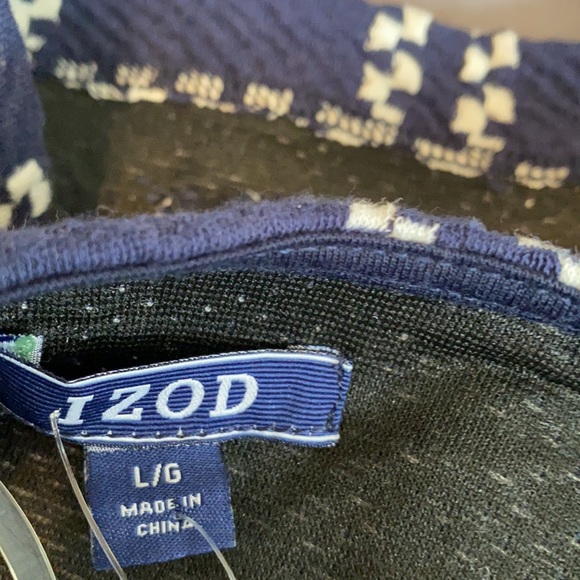 Navy blue tunic length sweater - Picture 3 of 4